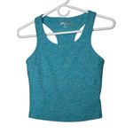 Year of Ours Heather Baby Blue Soft Space Dye Racerback Tank Top Size XS Photo 3
