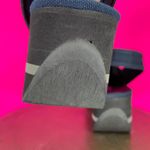 Jil Sander  Navy Blue Canvas Slingback Platform Closed Toe Sandal Sz 39 Photo 4