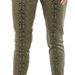Zac and Rachel Womens Snake Print Pull On Pants Size Small Photo 1
