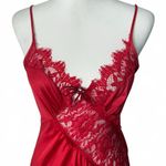 Vintage Maxi Nightgown Slip Red Photo 3