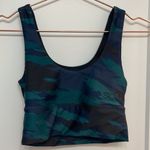 SoulCycle  Aqua Camouflage Sports bra Photo 9