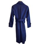 Ivy Oak Royal Blue Wool Blend Belted Long Length Coat Photo 4