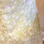 Garage Green Slip Dress White Floral M Mini Photo 4