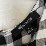 Madewell  buffalo check button-back tie shirt▪️size S Photo 7