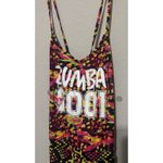 Zumba  Wear Colorful Jumpsuit Spicy One Piece Athletic 2001 Y2K Dance Yoga Sz M Photo 2