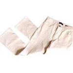 Banana Republic White High Rise Crop Boot Jean Photo 0