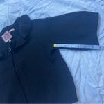 Juicy Couture  Black Ruffled jacket cape cardigan sweater medium Photo 5