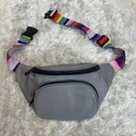 Rainbow Pride Gray Bright Stripes Fanny Bag Belt Bag LIKE DREAMS Photo 0