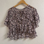 MISA Los Angeles  Crop Flutter Top Size Medium Photo 0