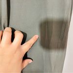 Lululemon Women's Crop Pants Drawstring Waist Olive Green Size 10 Photo 2