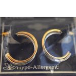 NIP Freedom 3pr VariousStyles Gold/Silver Tone Post/Hook Fashion Earrings Gold Photo 4