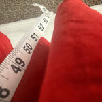 Floral Blooming Red Boho Maxi Dress XXL Empire Waist Button V Photo 7