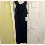 Sl Fashion NWT s Women's Sleeveless Scuba
Crepe A-Line Gown. Has some Stretch Photo 3