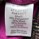 CAbi Plaid Wool Blend Plaid Tweed Vest Size Medium Photo 7