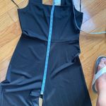 River Island  black cropped pants wide leg jumpsuit romper Sz 10 Medium Photo 13