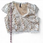 Lace Skirt & Crop Top Set‎ White Size L Photo 14