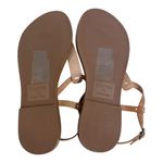 Soludos New Classic Tan Leather Thong Sandals Women’s Size 7.5 Espadrille Sole Photo 5