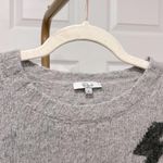 Rails  Perci Lightning Bolt Trendy Crewneck Wool Blend Sweater Medium Gray $165 Photo 5