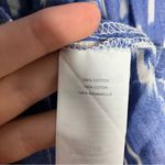 J.Crew J.‎ Crew perfect fit Aztec print button down shirt blue white womens size 16 Photo 4