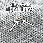 Style Studio Knitted Sweater Tie Neck Long Sleeve Light Blue Large Photo 9