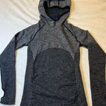 Fabletics Women's Charcoal Hooded Sweater Photo 0