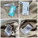 Maurice's Asymmetrical Zip Vest Tan Brown Khaki Plus Size 3XL Safari Linen NWT Photo 12