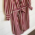 ZARA WOMAN Candy Cane Stripe Mix Stripe Wrap Tunic Top - XS Photo 7