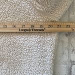 Athleta  Tugga Sherpa Thumb Holes Side Pockets Sleeve Warm Cozy Hoodie Sz S Photo 4