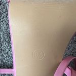 Zhabtuc Pink Lace Up Heels SIZE 8.5 Photo 2