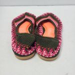 Poppy Free People Crocheted Grandmacore Pinks Browns Ballet Flats Women's 10 Pink Photo 2