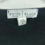 White House | Black Market White Hoise Black Market Long Sleeve embellished V-neck- Size Small Photo 2