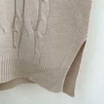 Boutique oversized Cream Knit Vest Photo 4