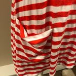 Ella Moss  Red & White Striped Tank Top Photo 1