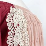 Tularosa Marietta off Shoulder Mini Lace Bohemian Dress XS Photo 9