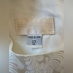 Vintage Y2K Scott McClintock Ivory & Black Beaded Sleeveless Formal Gown Size 12P Photo 6