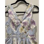 Francesca's Blue and White Floral Mini Dress Photo 2