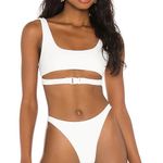 superdown Mona Bikini top in White Small Photo 2