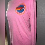 Aviator Nation  Long Sleeve Boyfriend Tee in Pink Size XS Photo 1