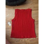 Old Navy  Red Crop Tank Top Size Medium Photo 2