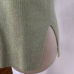 Fabiana Filippi Knit Top Metallic Sparkle 3/4 Sleeve Green Womens Size XXXS Photo 2