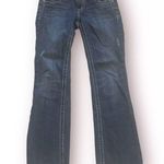 Miss Me Jeans Bootcut Blue Sz 29 Embellished Pockets Rhinestones HEMMED Western Photo 0