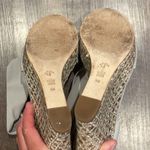 Donald J Pliner fabric ankle tie platform wedge Size 9 Photo 2