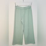 St. John Sport Pastel Mint Green Wool Wide-Leg Knit Pants Size S Photo 1