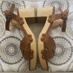 American Eagle Outfitters strappy brown sandal with block heel Size 8 NWOB Photo 7