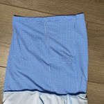 IBKUL 16” High Rise Mini Check Flounce Golf Tennis Skirt Skort Blue Size Small Photo 6