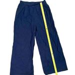 SheIn  Women Pleated Pants Navy Blue XS Linen Cotton Teen Girl Wide Short Capri Photo 2