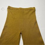 Good American  Plaited Rib‎ Boss Flare Pants GoldenRod Womens GA Size 3 Large NEW Photo 10