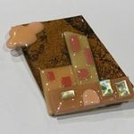 Signed House Pins By Lucinda Costume Brooch Pin Photo 2