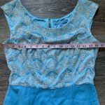 Antonio Melani Baby Blue Lace Bodycon Mini Dress 6 Photo 3