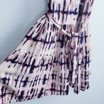 Time And Tru  Tie Dye Mini Button Down Dress Photo 4